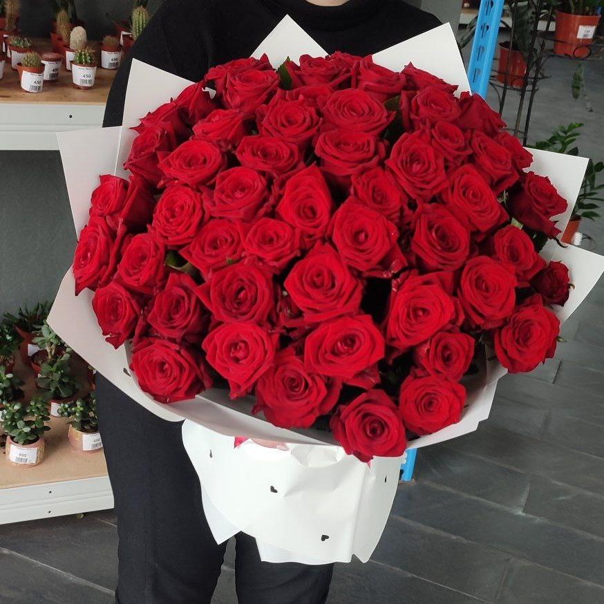 Российская роза 50 см. 51 шт.