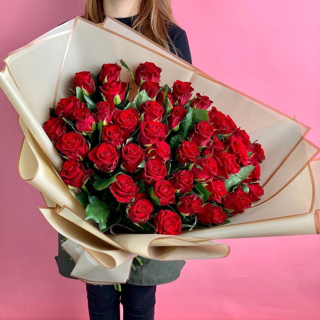 Российская роза 70 см. 51 шт.